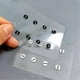 thumbnail image 3 of 1 Piece Glass Mouse Skates Feet Pads Small Round Dots Sticker, 3 of 5