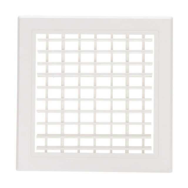 Uxcell 10x10 Inch Plastic Ventilation Grille, Adjustable Outlet Air Vent Grilles Removable Vent Filter Cover Supply Air Grille, White