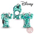 thumbnail image 1 of 925 Sterling Silver Disney Series Lilo Stitch Charm Fit Pandora Bracelet Silver 925 Original Bead Charms for Jewelry Making Gift Gao Jinjia LED, 1 of 2
