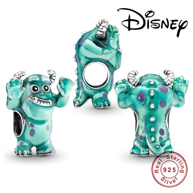 925 Sterling Silver Disney Series Lilo Stitch Charm Fit Pandora Bracelet Silver 925 Original Bead Charms for Jewelry Making Gift Gao Jinjia LED