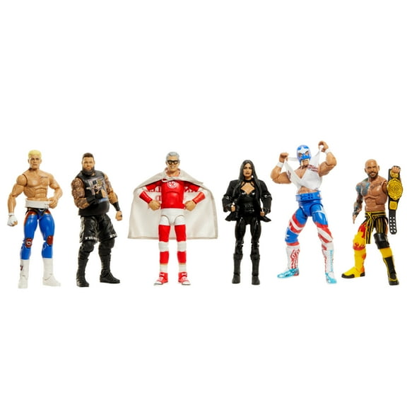 WWE Elite Collection Superstar Action Figures with Accessories, Posable Collectible (6-inch)