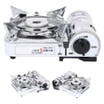 thumbnail image 4 of Outdoor Gas Stove, Portable Gas , Durable Seamless Valve Body For Picnic Camping Silver, 4 of 8