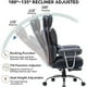 thumbnail image 4 of Efomao Desk Office Chair Big High Back Chair PU Leather Computer Chair Managerial Executive Swivel Chair with Lumbar Support My Lux Decor Round, 4 of 14