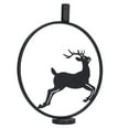 thumbnail image 4 of Decoración de pared, candelabro de ciervo, candelabro negro, candelabro de ciervo, valor excepcional, 4 of 8