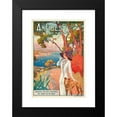 thumbnail image 2 of David Dellepiane 11x14 Black Modern Framed Museum Art Print Titled - Antibes, Cote D'Azur (C.1910), 2 of 5