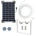 thumbnail image 7 of Arealer Black Solar Oxygen Pump Fish Tank Oxygenator Aquarium with Oxygen Pipe + 2 Bubble Stones, 7 of 7