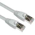 thumbnail image 2 of Shielded Cat6A Gray Ethernet Patch Cable, Snagless - Molded Boot, 500 Mhz, 10 Foot, 2 of 2