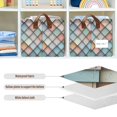 thumbnail image 4 of Yayeee Foldable Storage Basket for Shelves with Handles Set of 2 Waterproof Cloth Bins, Colorful Art Pattern, 4 of 7