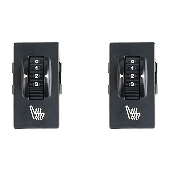 2X Seat Heater Switch for 207/3008//407/5005/607/807/RCZ/508 C5 Heated Seat Regulator 98088848ZD