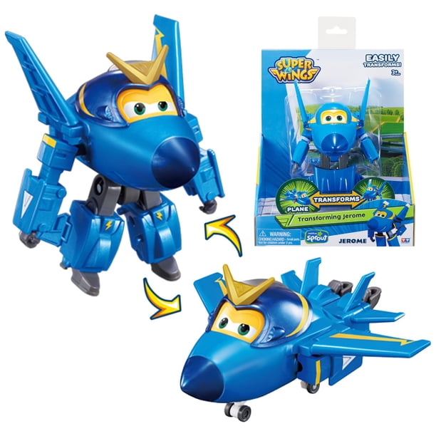 Transformable Toys Super Wings Jerome Airplane 2 en 1