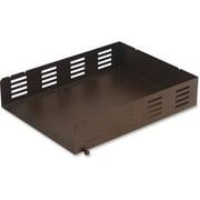 Lorell Stamped Metal Front Loading Letter Tray, Bronze, 1 Each (Quantity)