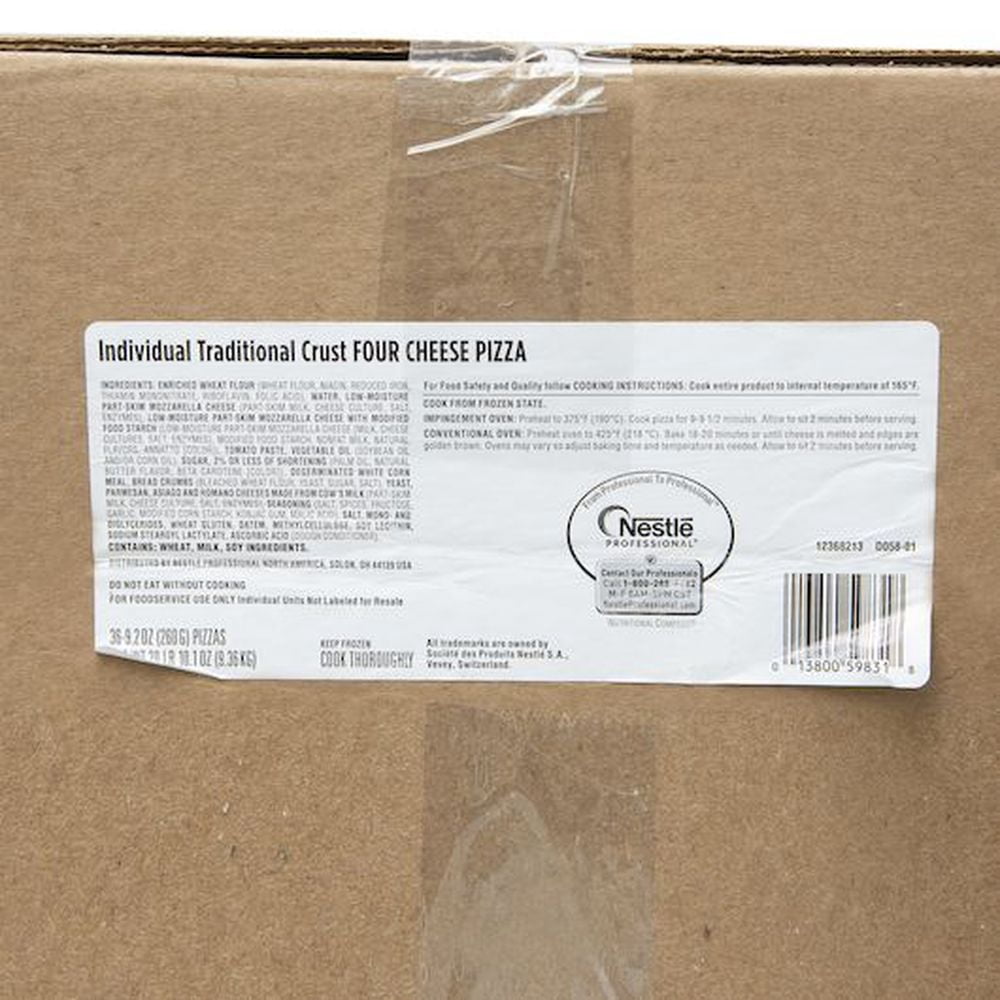 Nestle Professional Traditional Four Cheese Pizza, 9.168 Ounce -- 36 per case