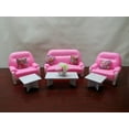 thumbnail image 6 of Gloria Living Room Dollhouse Furniture Set for 11.5" Dolls, Includes Love Seat, Sofas, Coffee Table, 6 of 7