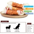Jungle Calling Chicken Wrap Knotted Bones Dog Chews, Long Lasting for