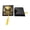 Black B, variant on Graduation Cap Candy Box, Black Square Favor Box with Tassel for Grad Party Decor, Treat Holders for Presents