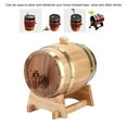 thumbnail image 4 of Oak Aging Barrel Practical Wine Barrel, Oak Barrel, Vintage Drinks Whisky For Wine Brandy, 4 of 8