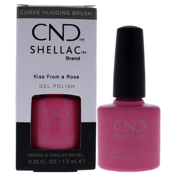 Shellac Nail Color - Kiss From A Rose by CND for Women - 0.25 oz Nail Polish