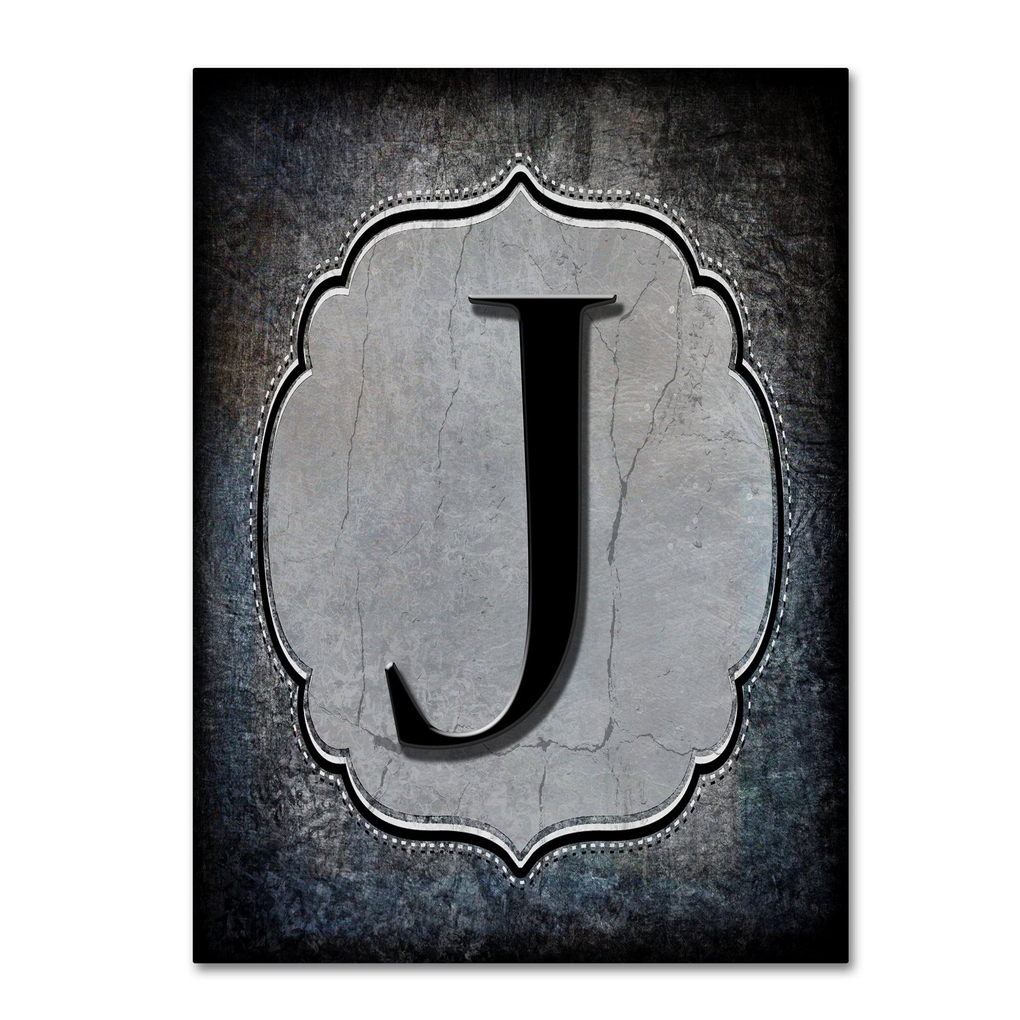 Trademark Fine Art 'Letter J' Canvas Art by LightBoxJournal Walmart