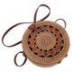 thumbnail image 4 of Woven Tote Bag For Women Handmade Rattan Bag Fashion Simple Style Light Brown 20X20X8Cm 1Set, 4 of 4