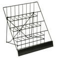 thumbnail image 2 of FixtureDisplays® 4-Tier 18" Wire Display Rack Literature Brochure Magazine Stand Book Tabletop Rack - Black 119360, 2 of 5