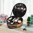 thumbnail image 6 of BZSMCE Makeup Bag Large Travel Cosmetic Bag with Adjustable Dividers Fashion Powerful Tiger Roaring Printed, 6 of 7
