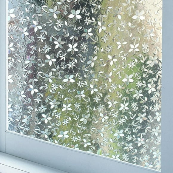 Baywell Window Privacy Film, Frosted Glass Film for Windows & Doors, Self Static Cling Frosting Decorative Window Stickers Window Tinting, 45x100cm