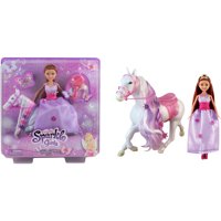 Funville Sparkle Girlz Princess with Horse Set, Caucasian, Style