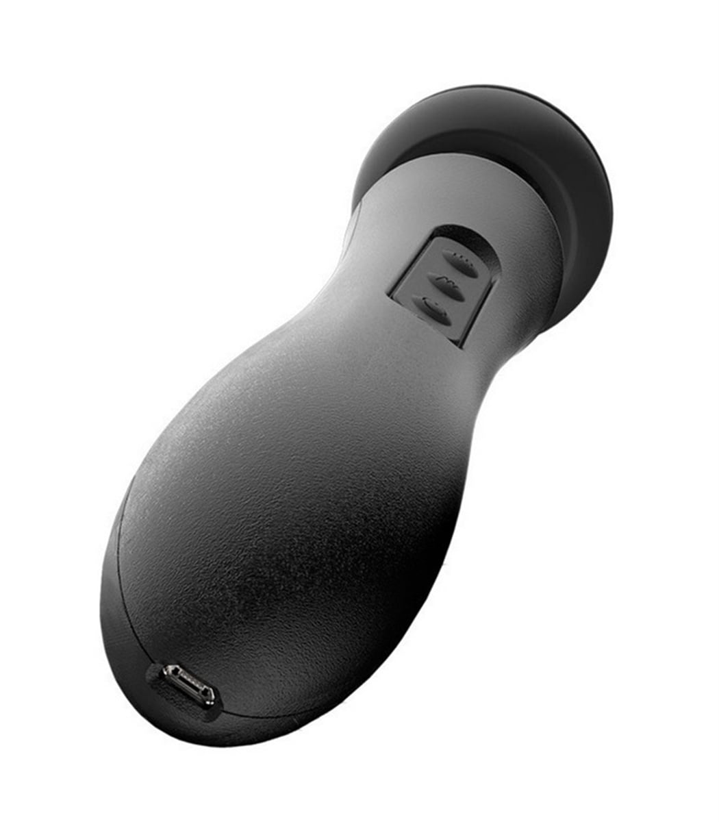 Happon Personal Wand Massager, USB Rechargeable Electric Massager, Relieve Back, Neck & Muscle Pressure (Black)