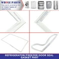 thumbnail image 5 of Whole Parts Refrigerator/Freezer Door Seal Gasket Part# 5304505529 - Replacement & Compatible with Some Crosley, Frigidaire and Kenmore Refrigerators or Freezers, 5 of 8