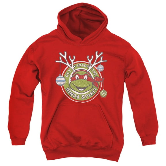 Teenage Mutant Ninja Turtles Christmas Into The Ninja Spirit Kids Hoodie for Youth Boys and Girls