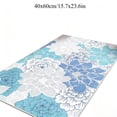 thumbnail image 3 of Indoor Outdoor Area Rug, Washable Tropical Floral Patio Carpet Non Slide Floor Mat For Living Room Backyard Pool Deck Balcony Camping Picnic RV Decorative Home Accent(Light Blue), 3 of 6