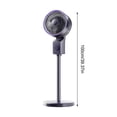 thumbnail image 3 of Standing Fan for Bedroom, 1190CFM Pedestal Fans Oscillating, Adjustable Floor Fan with DC Motor, 23dB Quiet, 12 Speeds, 12H Timer for Home Office- Purple, 3 of 7