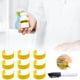 thumbnail image 5 of Clips para etiquetas de frascos de medicamentos para una fácil identificación de medicamentos | Soportes a presión reutilizables | Se adapta a botellas de 1,2-2 pulgadas de diámetro | Paquete de 18, 5 of 7