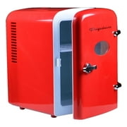 Frigidaire Portable Retro 6-can Mini Fridge EFMIS129, Red