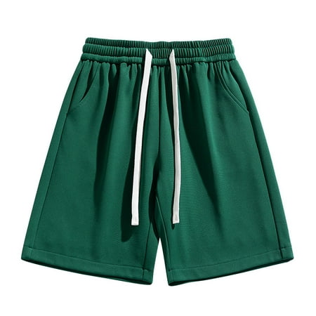 Activewear Shorts for Men Men Apparel Elastic Shorts Quick Drying Shorts Men Mens Casual Summer Shorts Sweat Short Sweatpant Shorts Elastic Shorts for Men Army Green L
