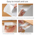 thumbnail image 2 of Cajón de almacenamiento debajo de la mesa Caja de almacenamiento invisible Estuche para bolígrafos Estante de almacenamiento Estante de almacenamiento tipo cajón Material de oficina Gran capacidad, 2 of 5