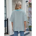 thumbnail image 3 of IWEMEK Summer Tops for Women Casual Dressy Going Out T-Shirts Cute Leisure Comfy Basic Tees Half Sleeve Blouses, 3 of 7
