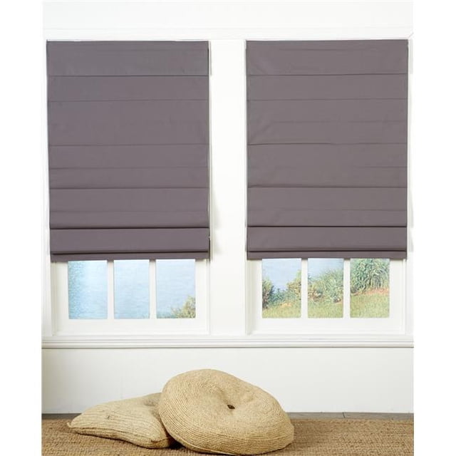 Safe Styles UBQ61X72GR Store Romain Sans Cordon, Gris - 61 x 72 Po