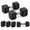 Black, variant on 4-in-1 Adjustable Dumbbell Set, Black, Pair of 2, Total 20 Lb (4, 6, 8, 10 Lb Options)