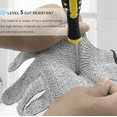 thumbnail image 4 of Cut Resistant Gloves, Food Grade Safety Gloves Kitchen Anti Cut Gloves for Cutting, Level 5 Proof Cutting Work Gloves (Large), 4 of 5