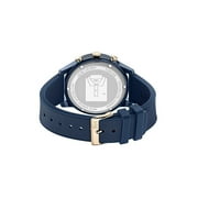 Lacoste Mens 44mm Blue Rubber Band Plastic Case Quartz Analog Watch 2011013