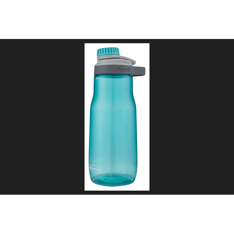Rubbermaid Essentials 32oz Blue Plastic Water Bottle with Chug and