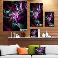 thumbnail image 2 of Designart - Formes Florales Abstraites Multicolores - Grande Toile Florale d'Art Mural, 2 of 2