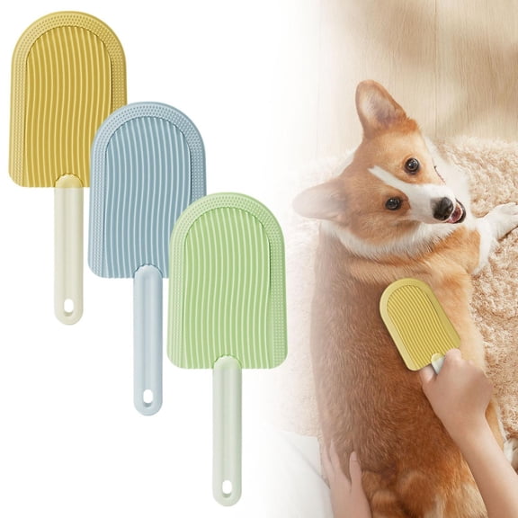 CozeLy Dog Brush for Shedding Long Loose Hair Deshedding Tool Undercoat Rake Comb for Removing Dander Grooming Cats and Dogs