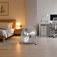 thumbnail image 6 of FeiFu Durable Stainless Steel Floor Fan, Efficient Powerful Tilt Cooling Fan, Quiet Air Circulation, Home Study Area Appliances, 6 of 6
