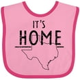 thumbnail image 3 of Inktastic Its Home- State of Texas Outline Distressed Text Boys or Girls Baby Bib, 3 of 4