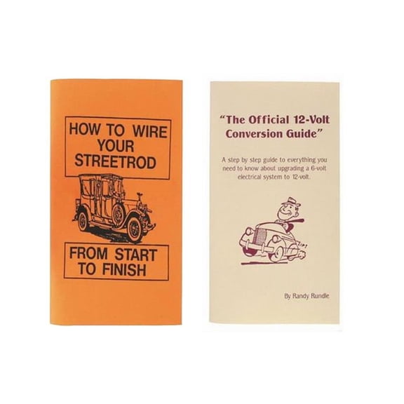 Speedway Motors How to Wire Your Street Rod and Official 12V Conversion Guides Fully Illustrated Step by Step Books Cover Wiring Lighting Ignition Gauges Starters