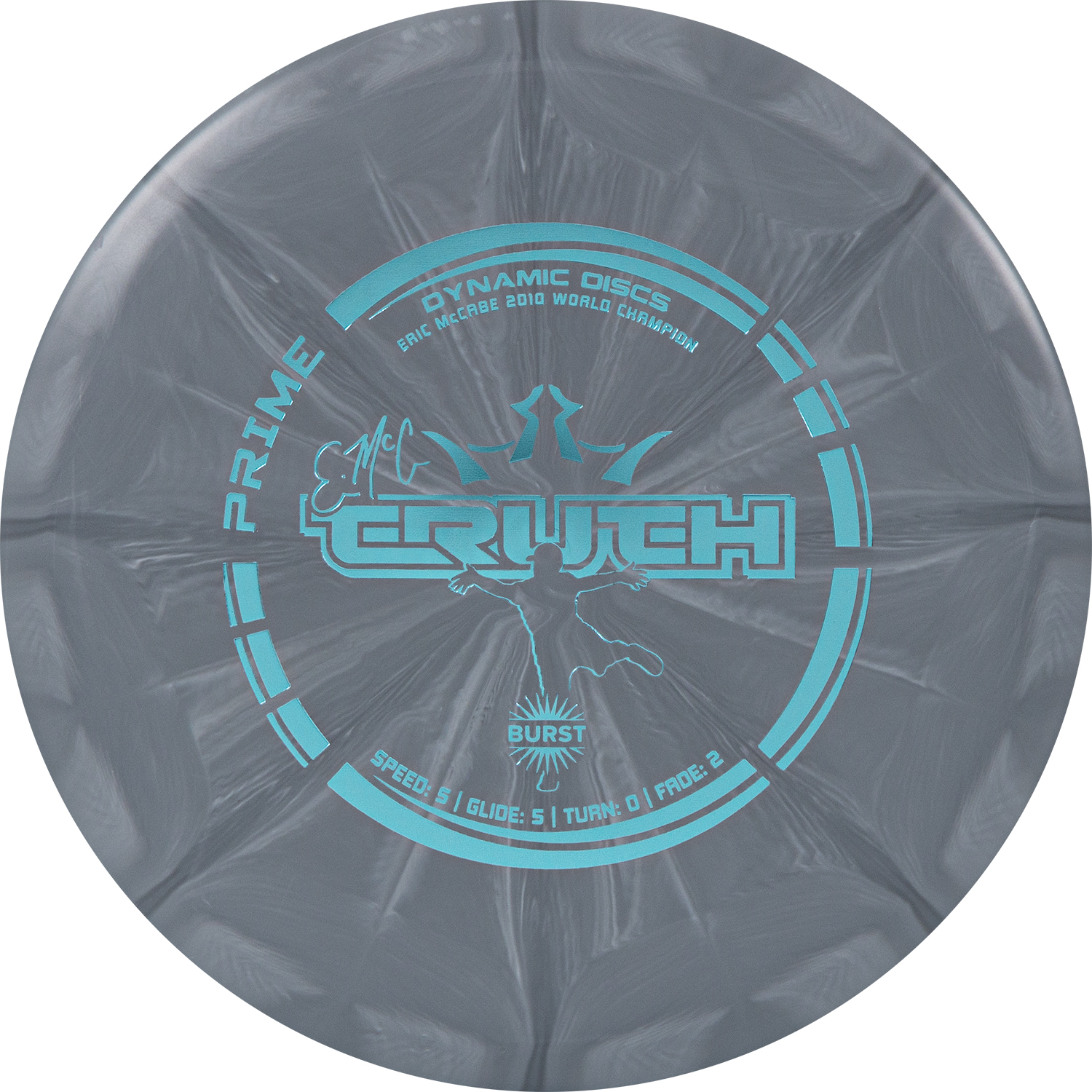 Dynamic Discs Prime Burst EMAC Truth Disc Golf Midrange (Gray/White