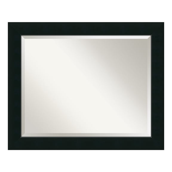 Amanti Art Bathroom Mirror Large, Corvino Black 33 x 27-inch - 27 x 33 x 0.888 inches deep