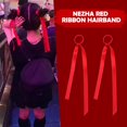 thumbnail image 3 of New Nezha Head Rope Red Ribbon Hair Rope Same Style Headdress Competition Event Hair Accessories, 3 of 7